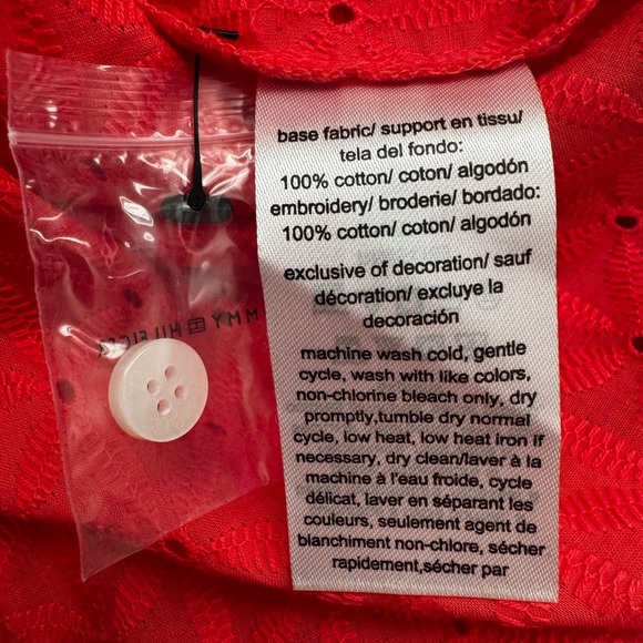 Tommy Hilfiger Coral Long Sleeve Shirt Dress M - Picture 7 of 8